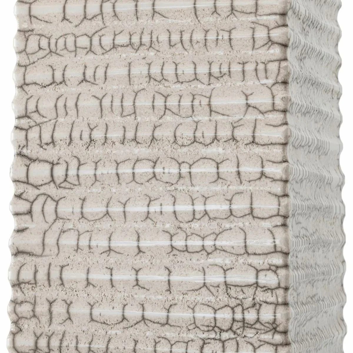 Luxury ceramic floor lamp with lampshade antique white / beige H. 165 cm