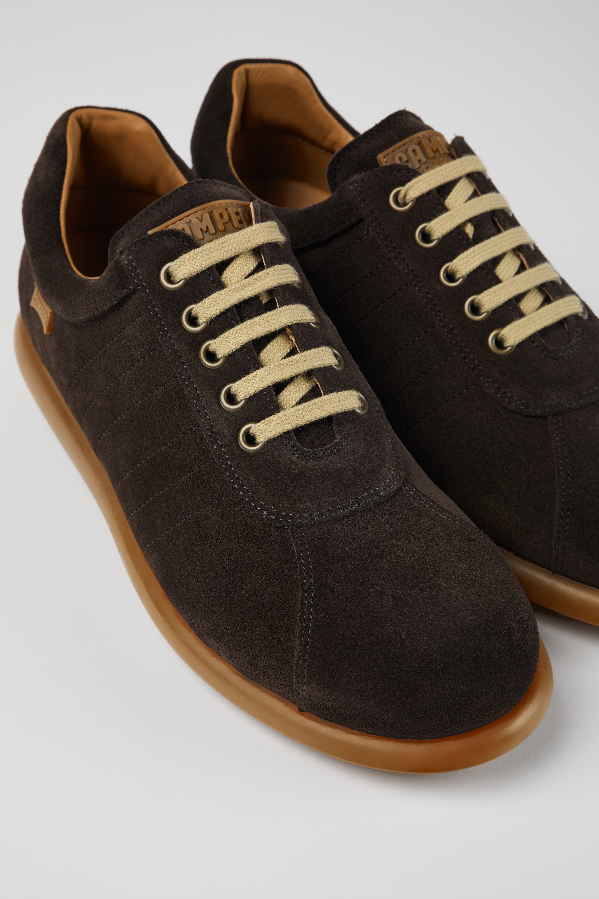 Pelotas - Grau Gemüse gegerbt Nubuck Schuhe für Herren