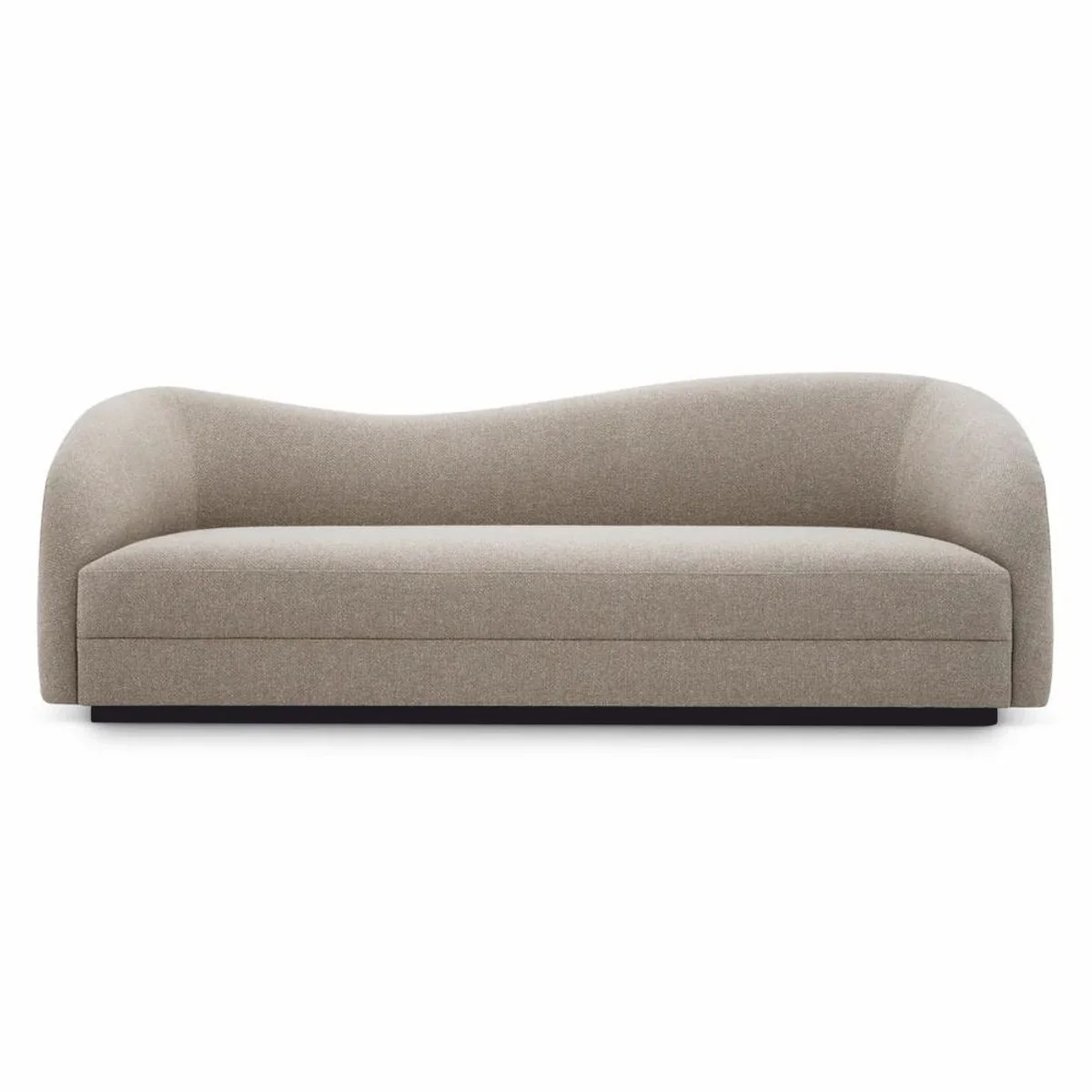 Luxury Sofa Greige / Black 230 cm - Living Room & Hotel Furniture