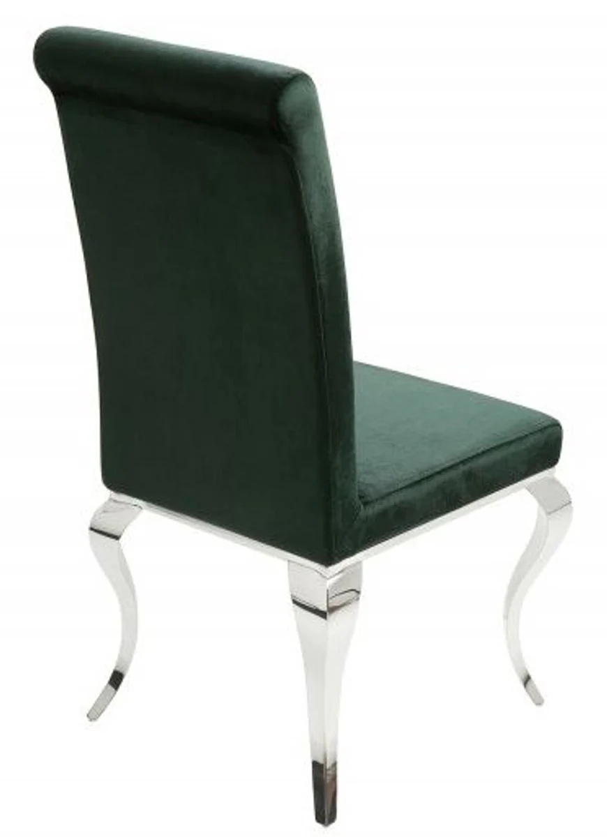 Designer dining room chair noble green - designer chair - modern baroque