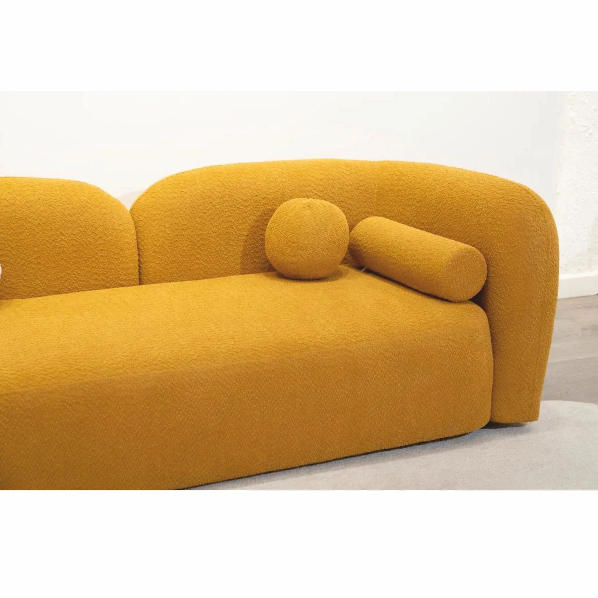 Luxury living room & hotel sofa ocher 240 cm - luxury furniture