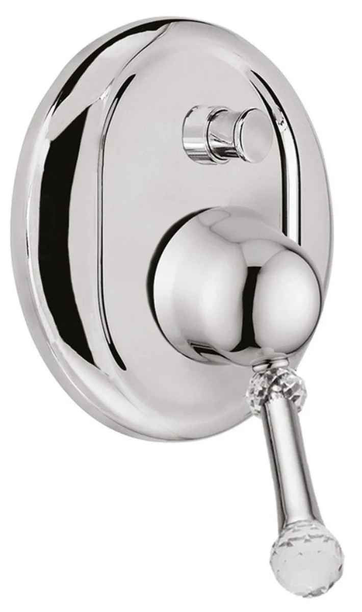 Luxury concealed shower mixer with diverter silver 15.6 x H. 16 cm - Bathroom fittings Made in Italy