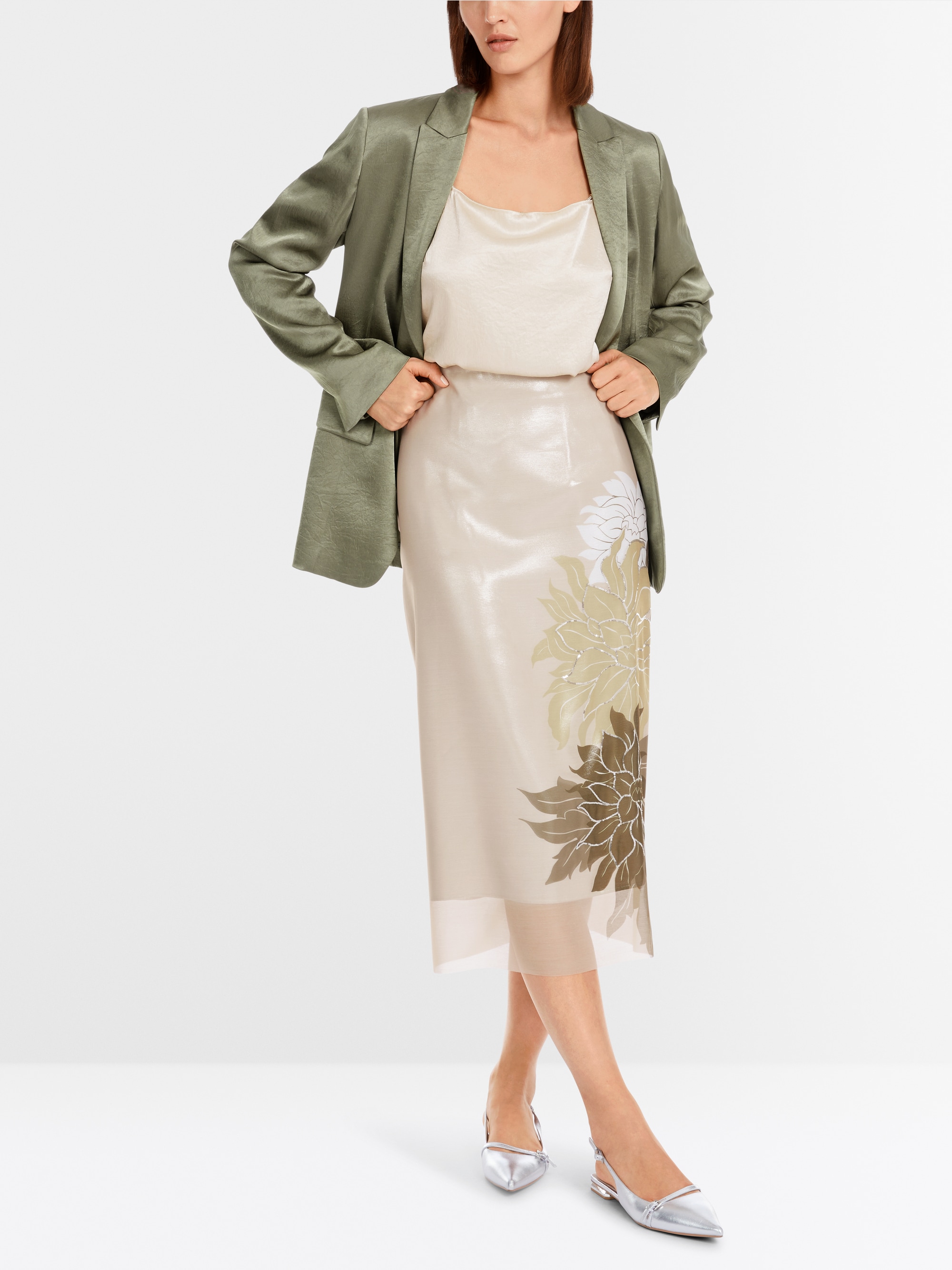 Marc-Cain Bleistiftrock mit Blumenmuster