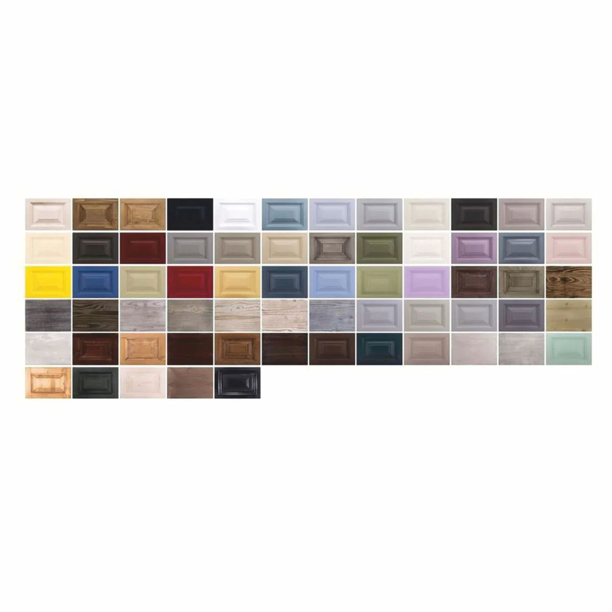 Country house style dining room cabinet light green / dark brown 138 x H. 197 cm