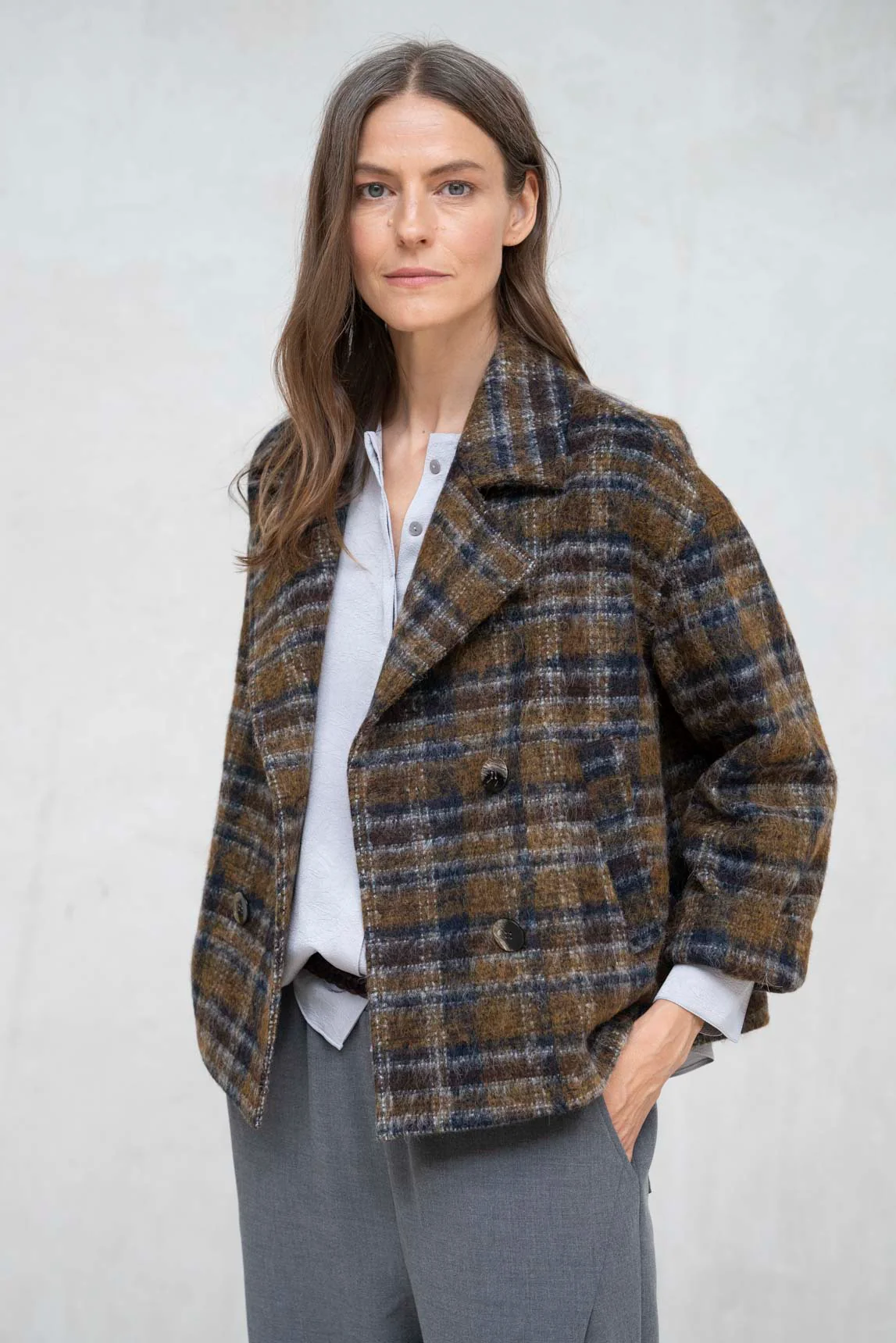 Rivera-Spain Gelgo karierte Jacke