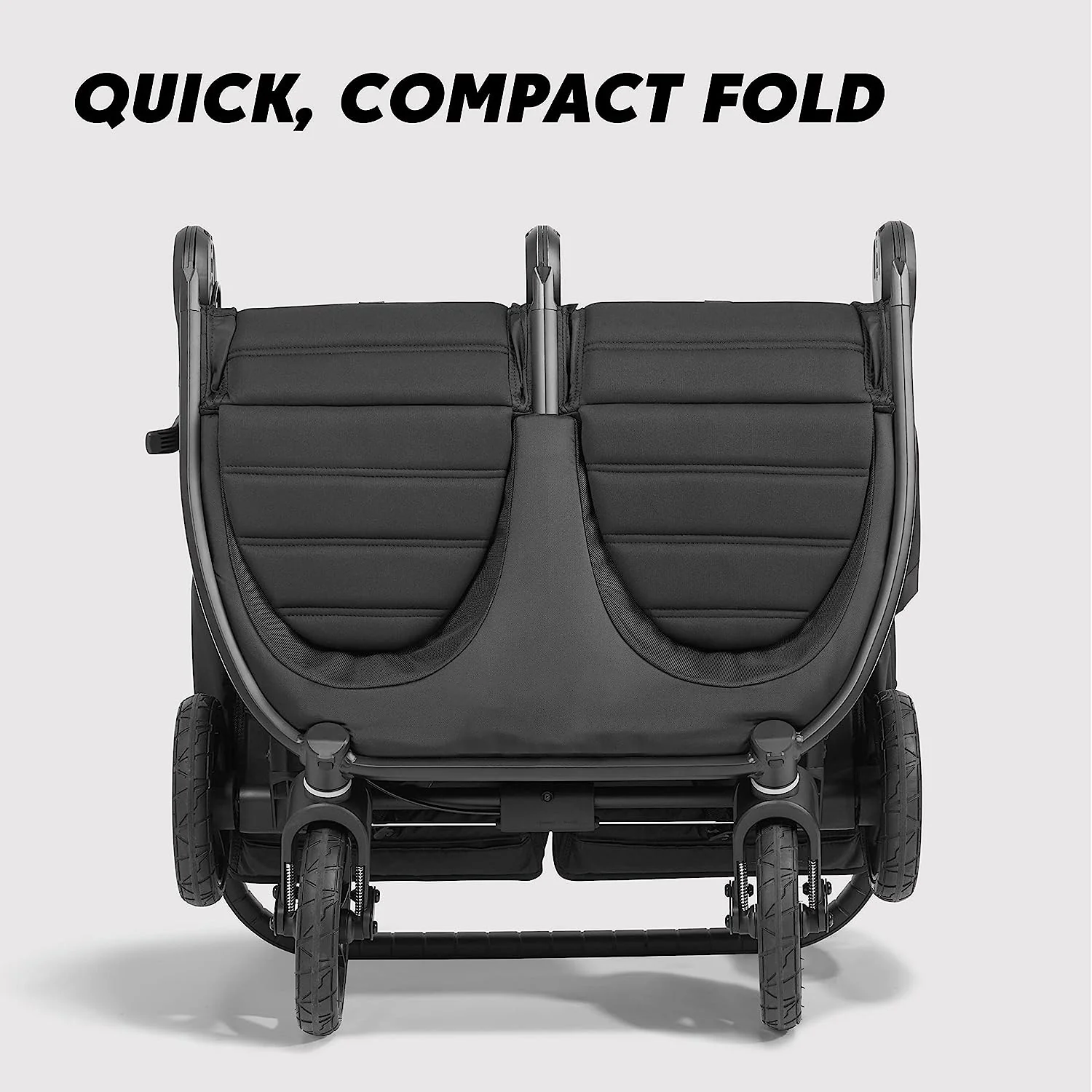 GT2 All-Terrain-Doppelkinderwagen, Jet, 40,7 x 29,25 x 42,25 Zoll (1 Stück)