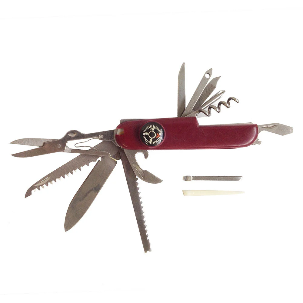 Navaja multiusos Rockwest 14 FUNCIONEN Granat