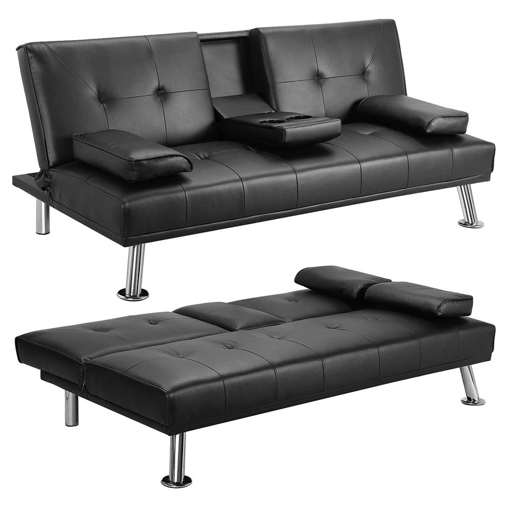 Sofa bed with armpad recliner couch