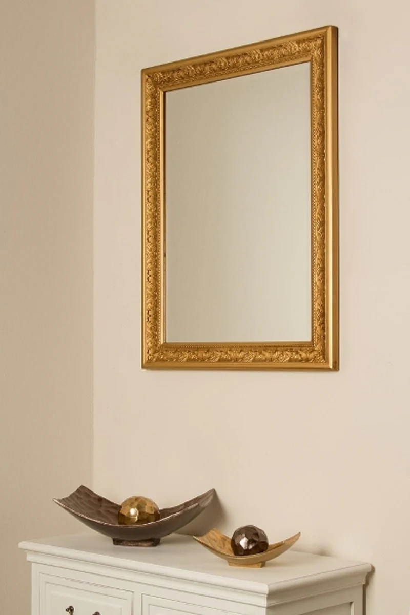 Baroque mirror / wall mirror gold 62 x H. 82 cm - furniture in the baroque style