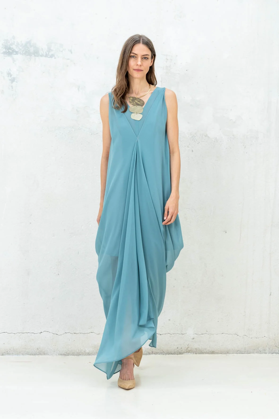 Rivera-Spain Grünes Helena-Kleid