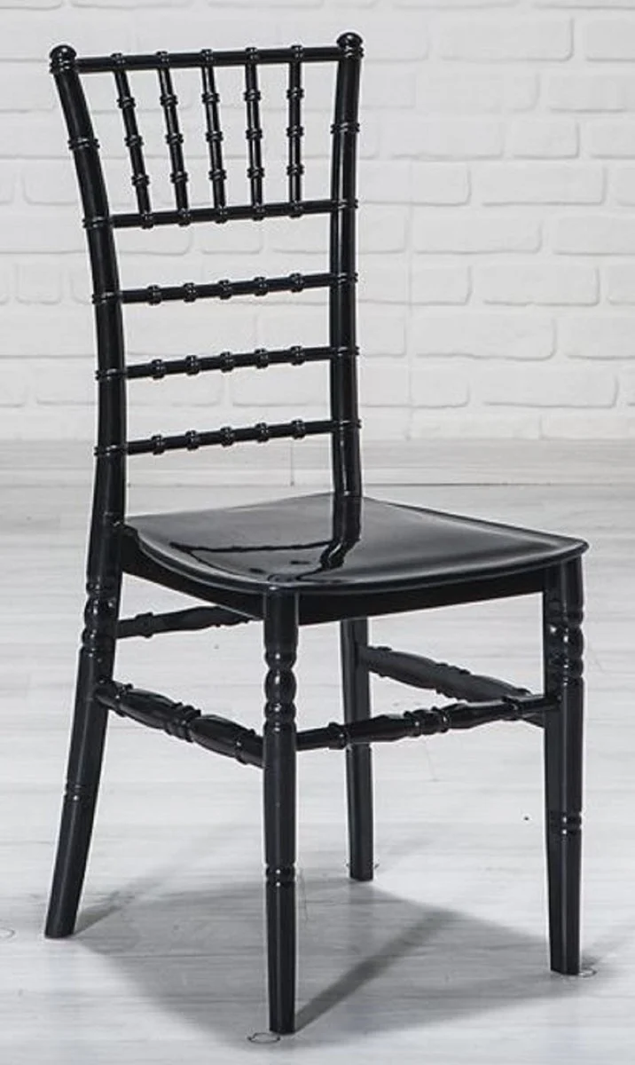 Designer acrylic chair set black 40 x 46 x H. 92.5 cm - Dining room chairs - Acrylic dining room furniture