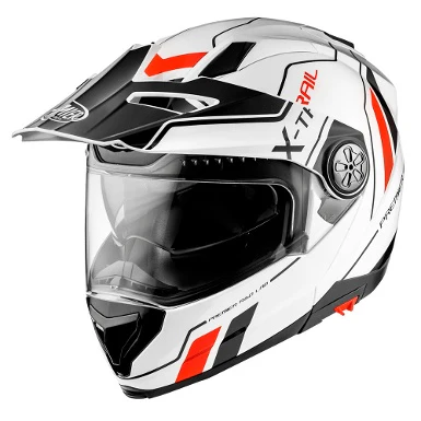 PREMIER XTRAIL EVO XT 2 MODULAR HELMET WHITE / BLACK / RED