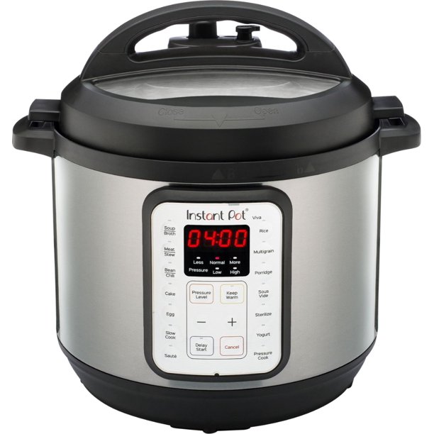 Instant Pot 112-0022-01 Viva 6 Quart 9-in-1 Mehrzweck-Druckkocher mit Easy Seal Lid und Sous Vide Programm - Silber