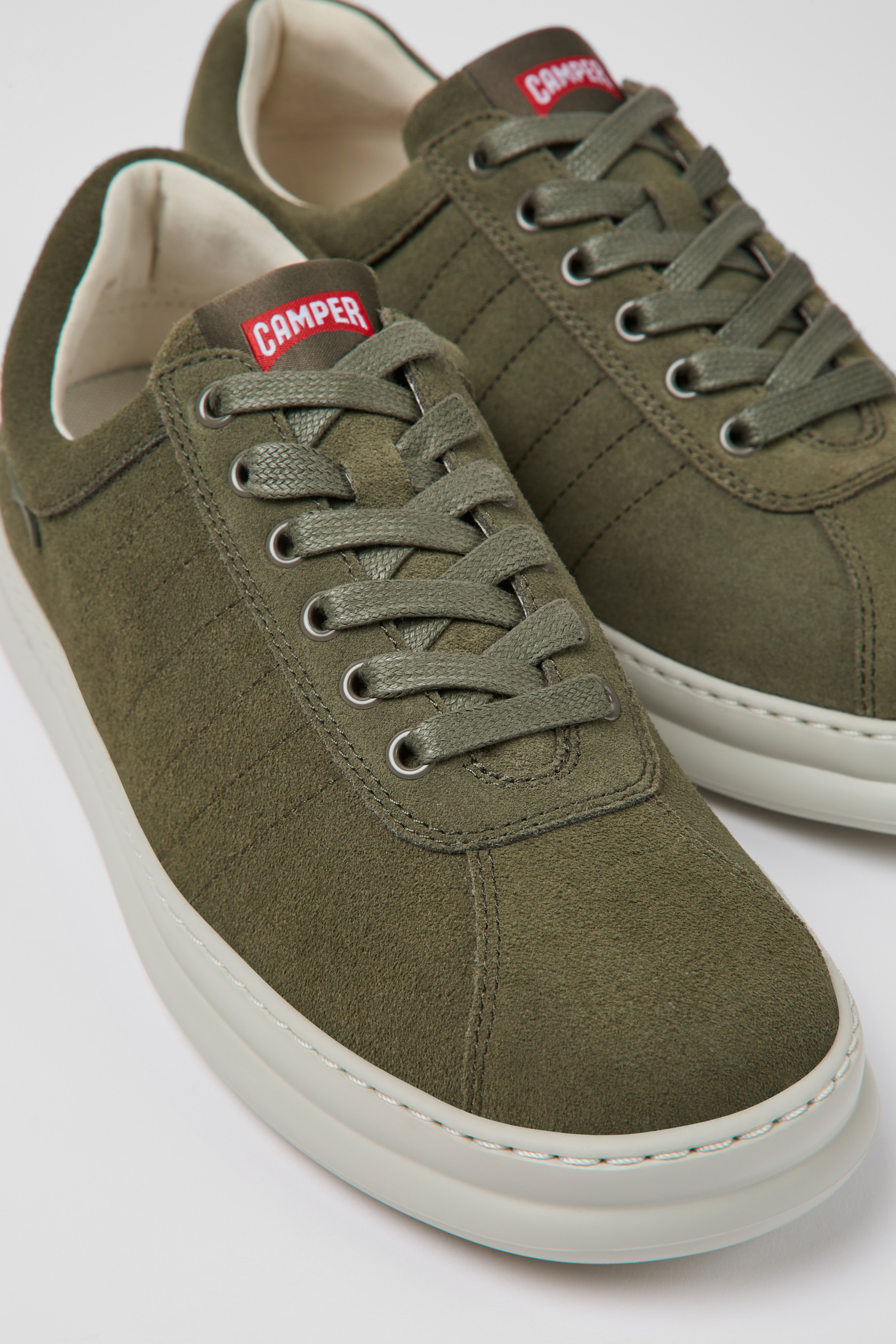 Läufer - Grüne Nubuck Turnschuhe für Herren