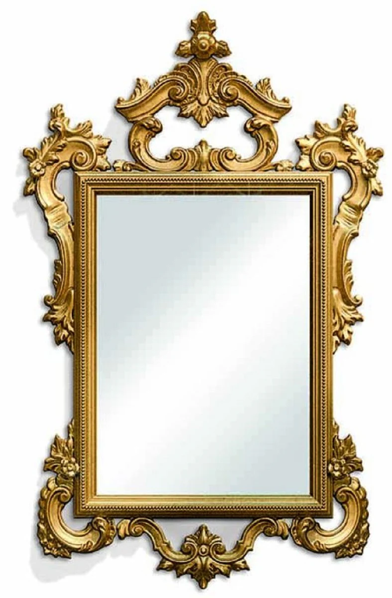 Luxus Barock Spiegel Gold H. 130 cm - Made in Italy