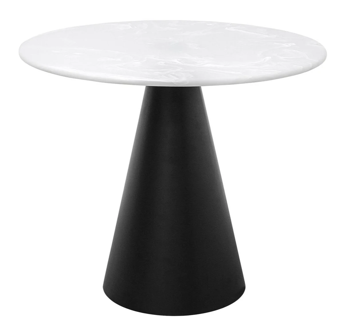 Designer coffee table black / white 70 x H. 60 cm - living room table