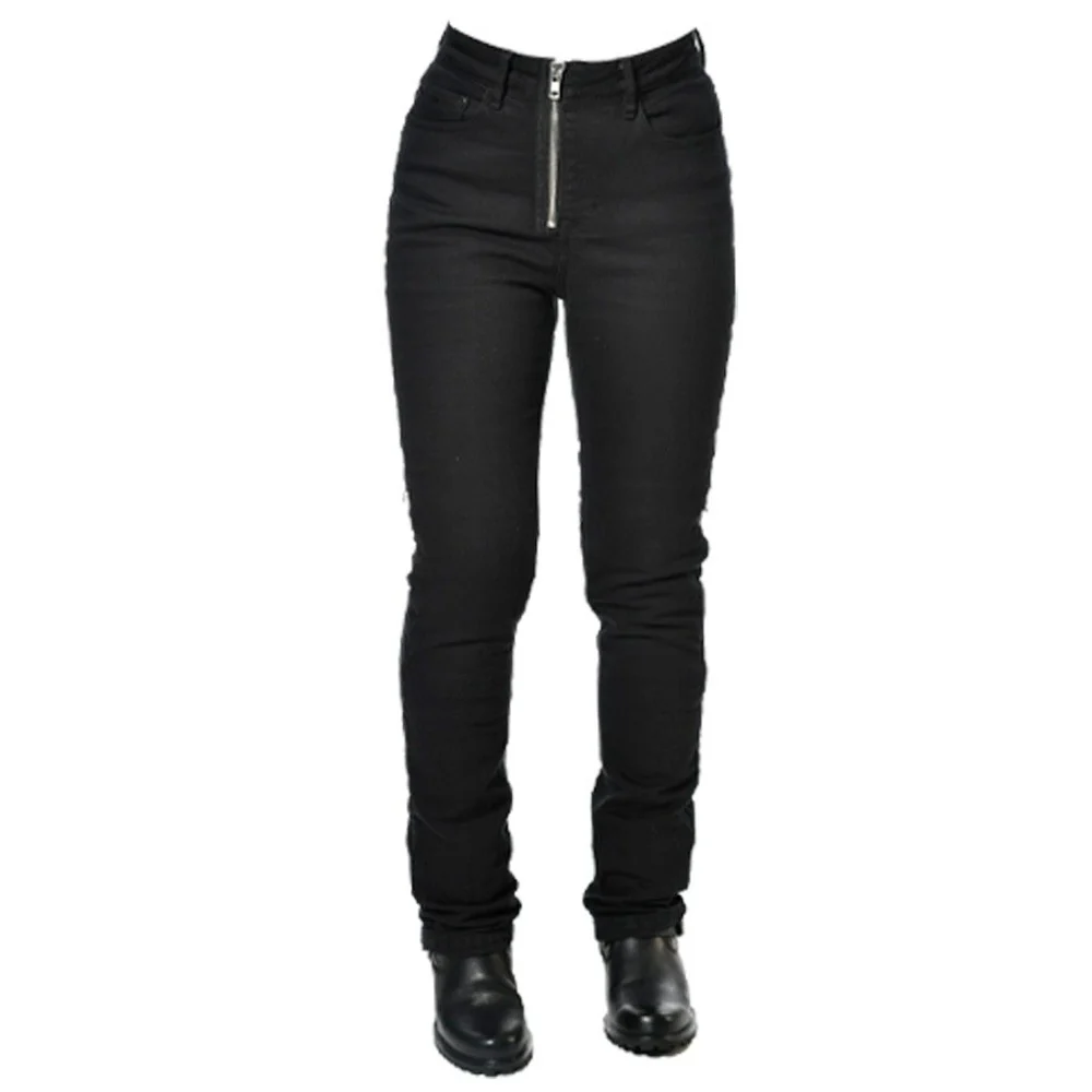 KATE BLACK OVERLAP JEANS