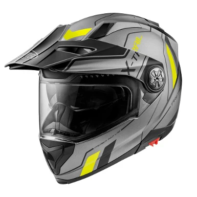 PREMIER XTRAIL EVO XT AND BM MODULAR HELMET GRAY / YELLOW