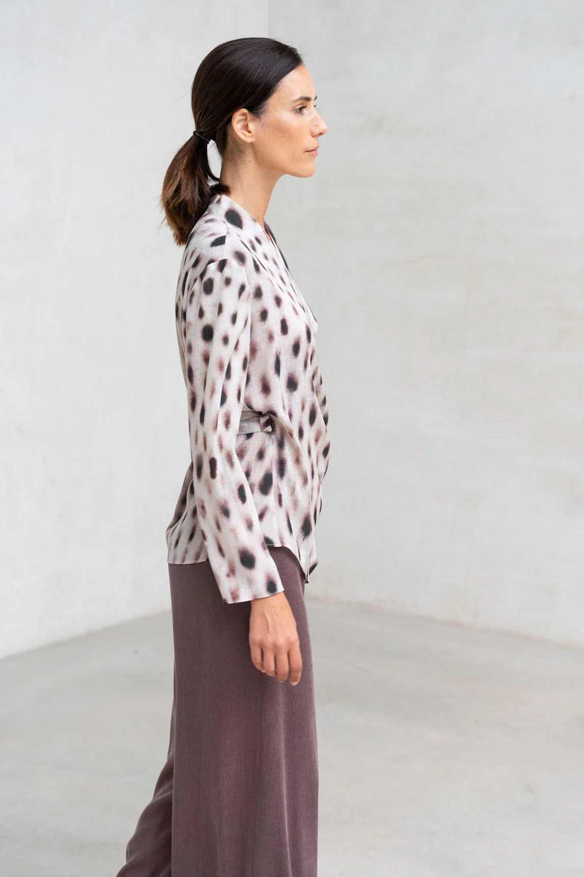 Bedruckte Bluse „Rivera-Spain Savia“.