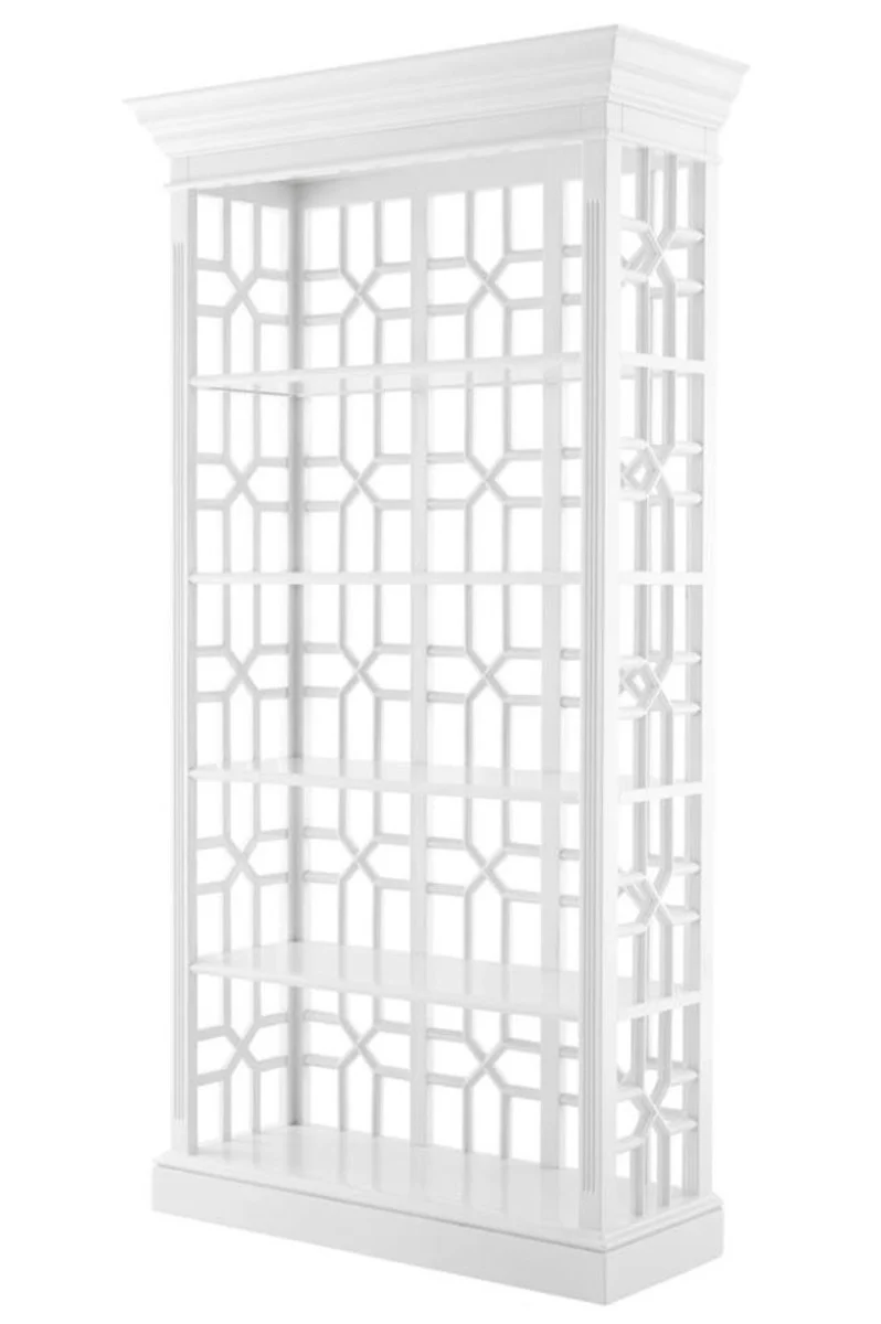 Designer mahogany shelf cabinet piano white - luxury quality