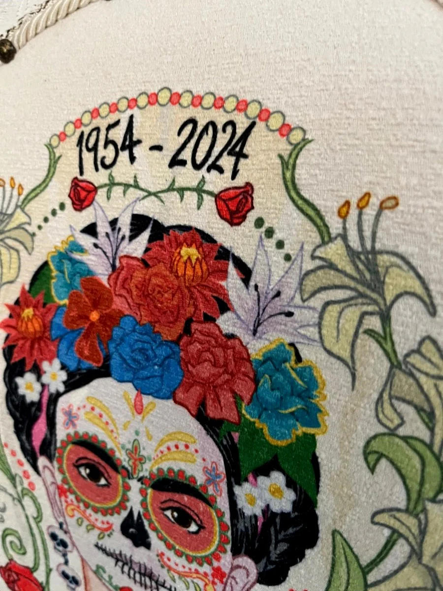 Frida Kahlo by Luxury Baroque Dining Chair Green / White / Colorful / Antique White