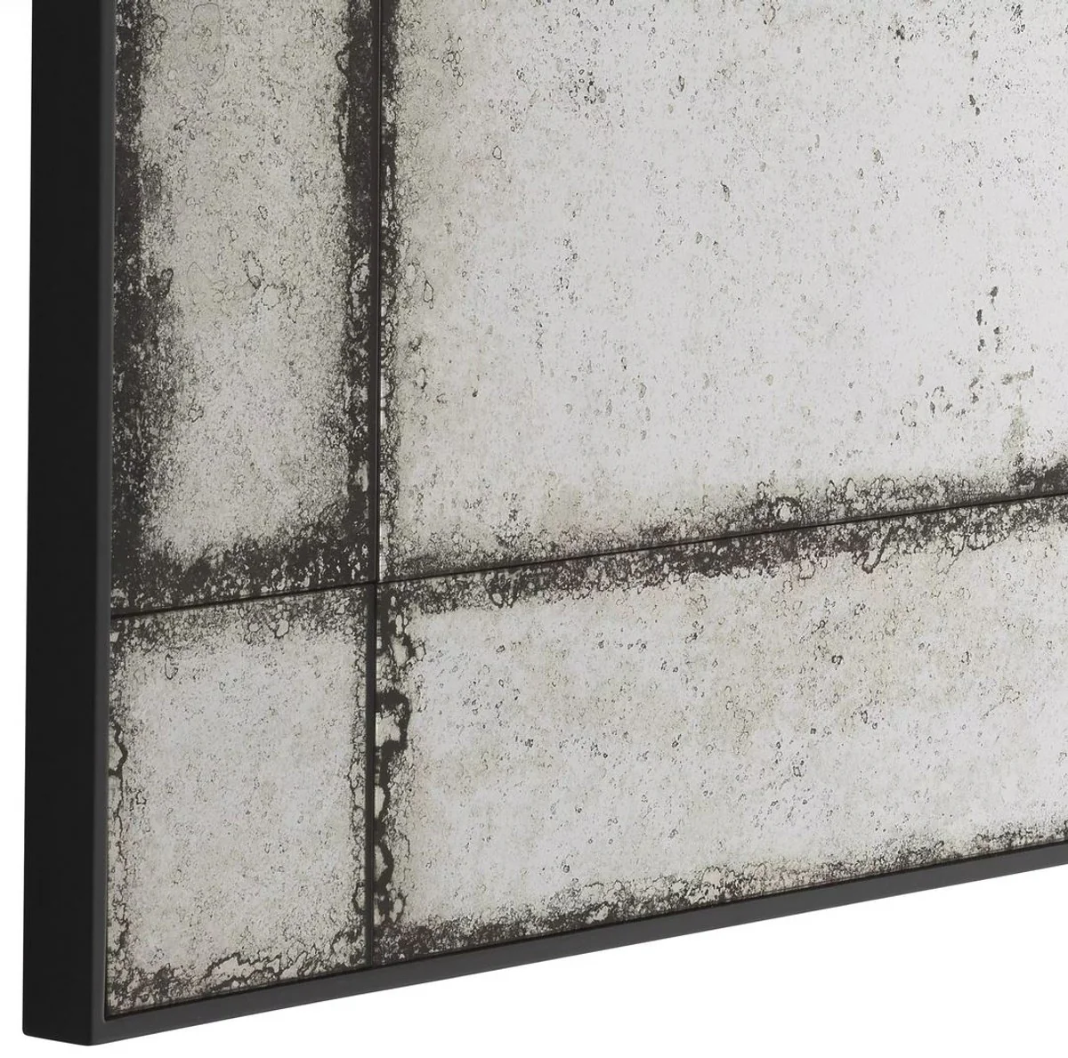 Luxury wall mirror 80 x 3 x H. 140 cm - Rectangular mirror with mahogany frame and antique mirror glass - Living room mirror - Bedroom mirror - Cloakroom mirror - Luxury furniture