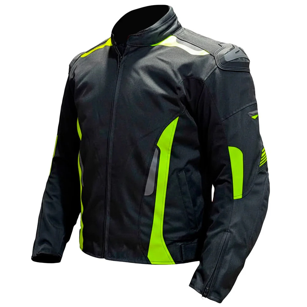 4 STATION OUT RACING JACKET - BLACK / FLUOR