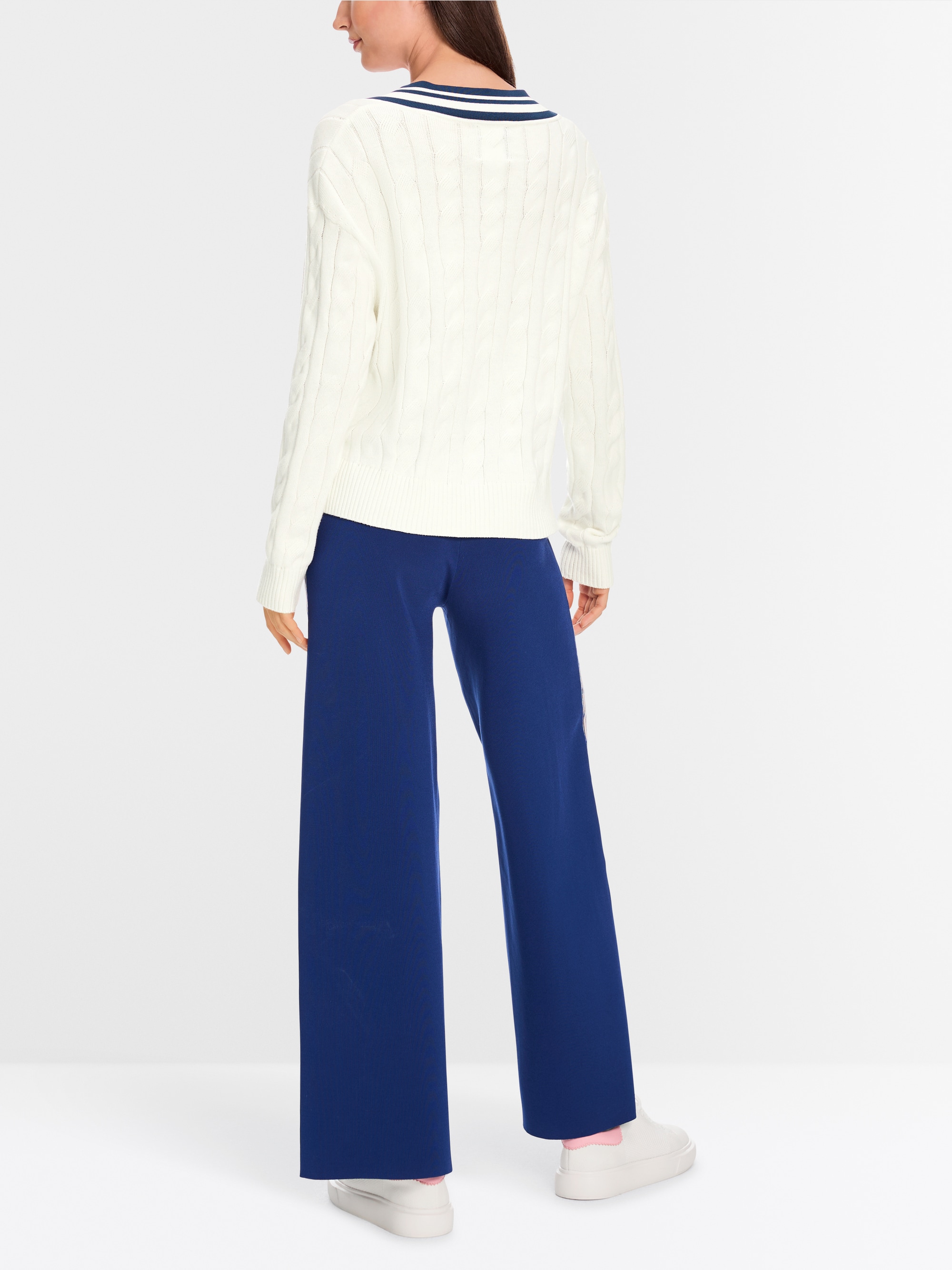 Marc-Cain Pullover mit Zopfmuster