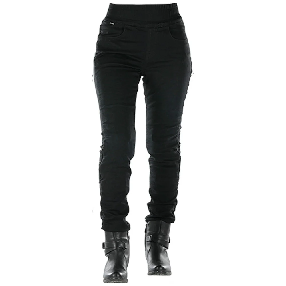 OVERLAP LEGGINS PANTS JANE LADY 21 BLACK