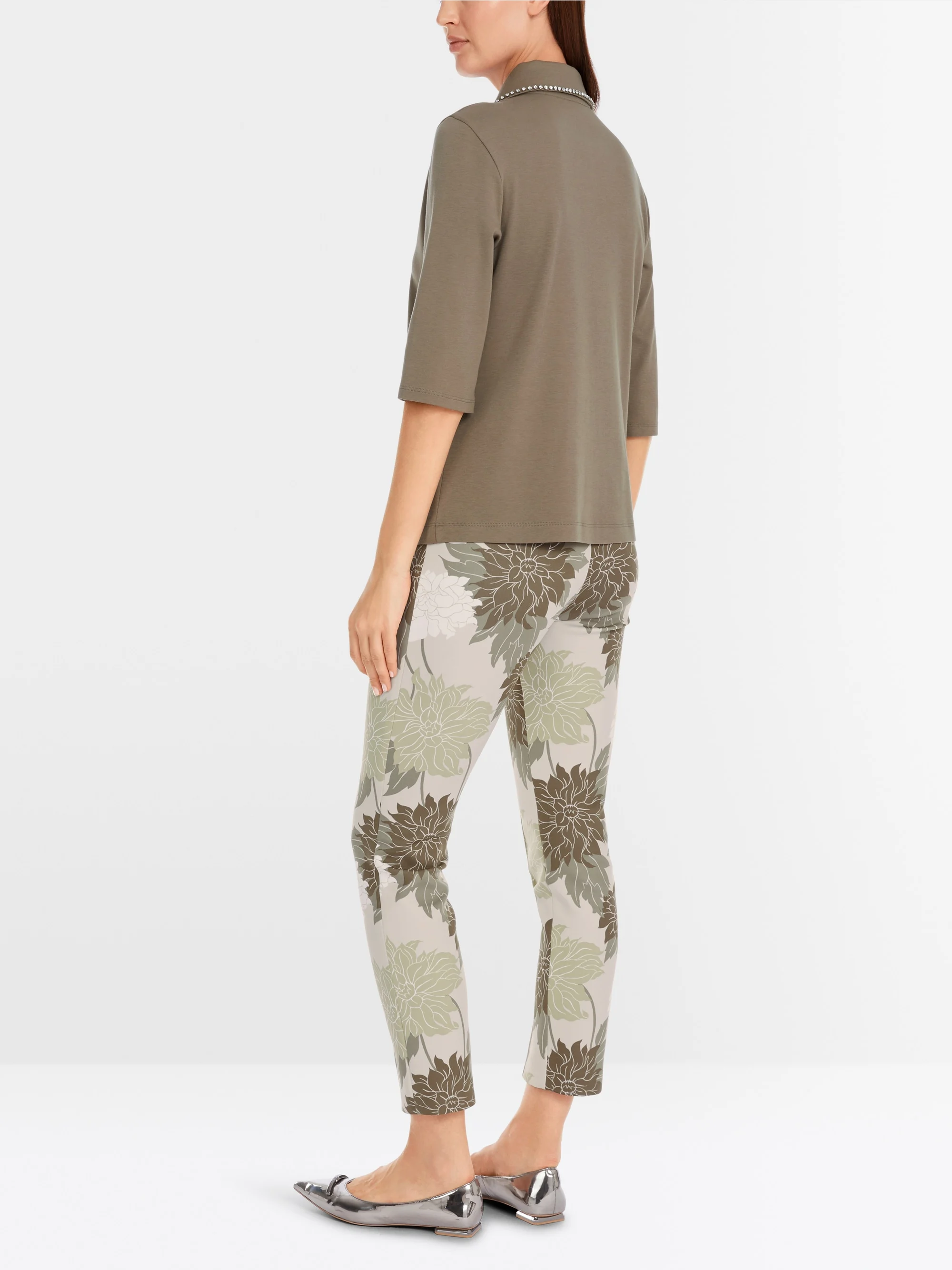 Marc-Cain Poloshirt mit Strassverzierung