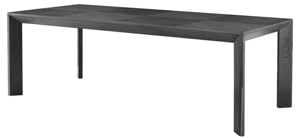 Luxury dining table in black 225 x 100 x H. 75 cm - Limited Edition