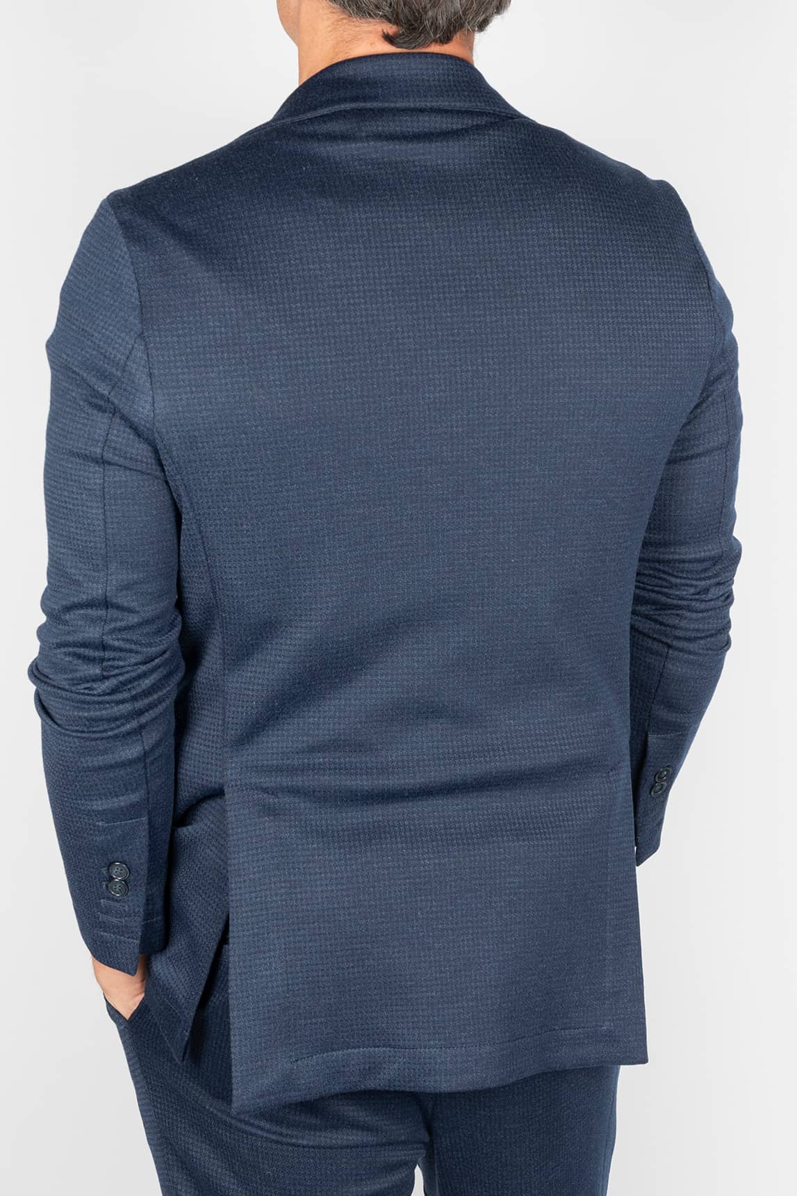 Rivera-Spanien Americana Azul Marino Mikrotextura