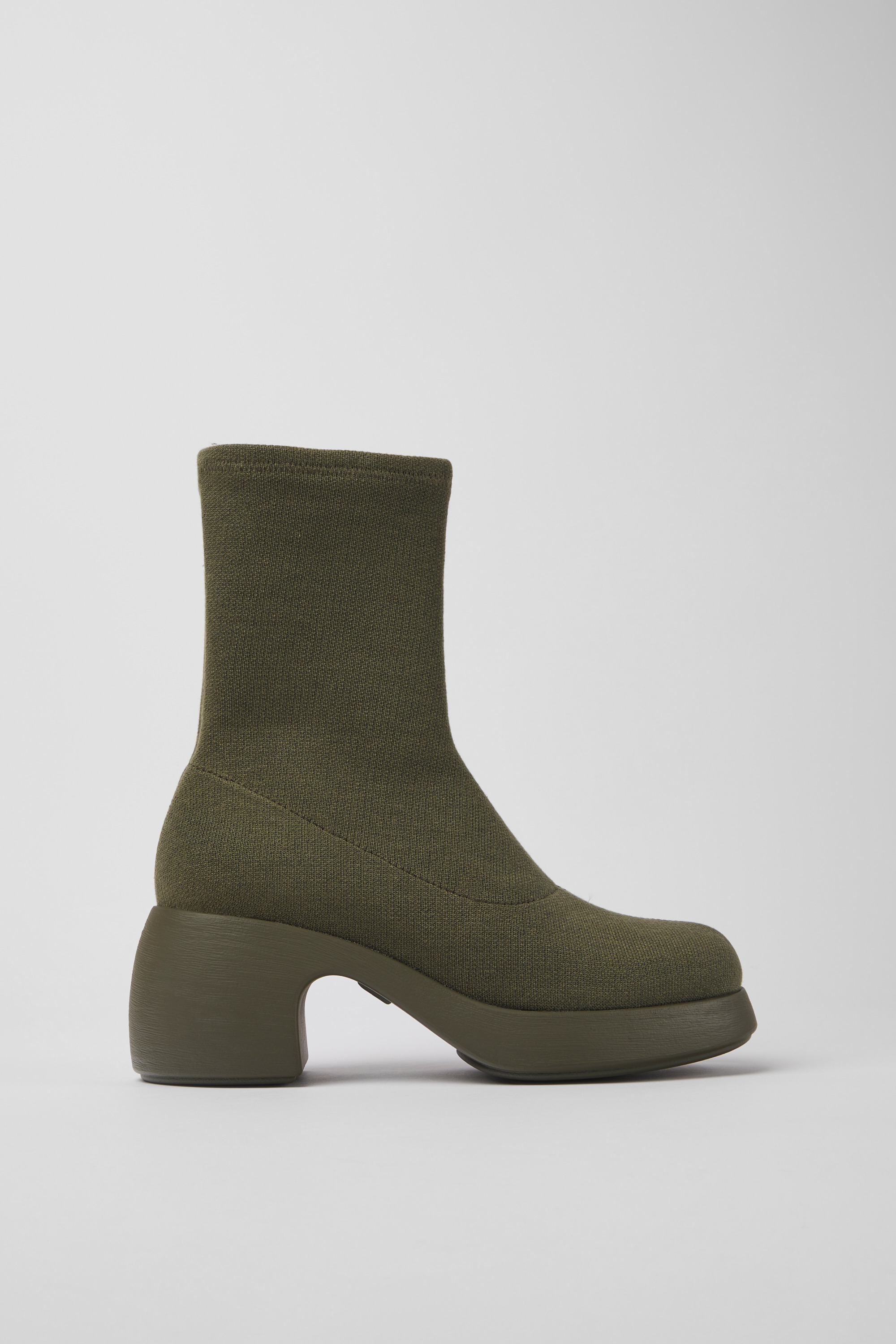 Thelma TENCEL - Grüne TENCEL Lyocell Stiefel für Damen