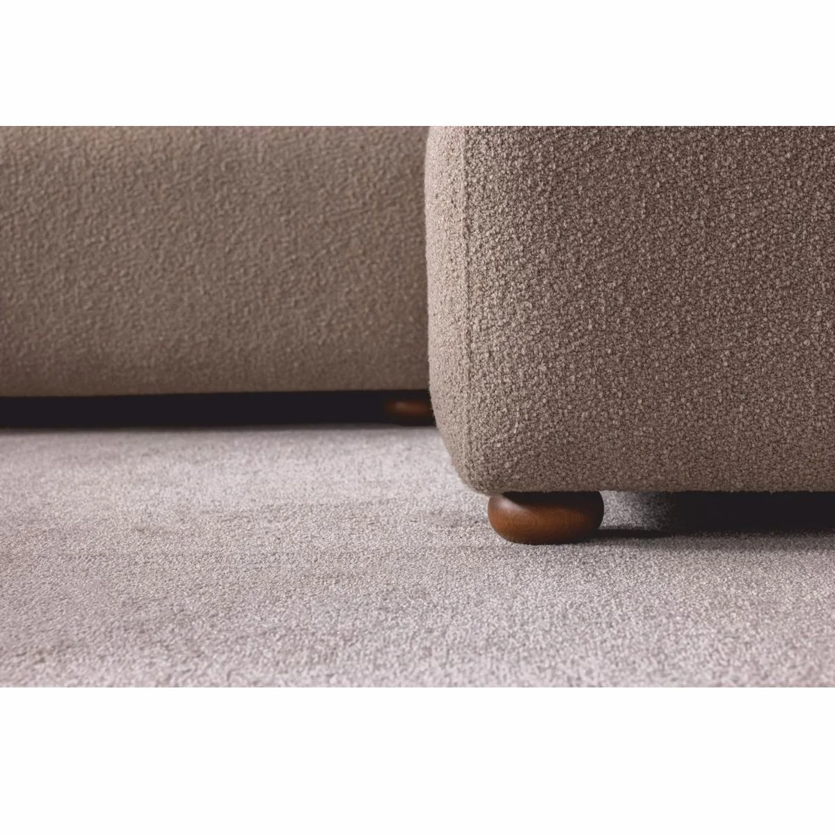 Luxury corner sofa gray / brown 390 cm - modular living room sofa