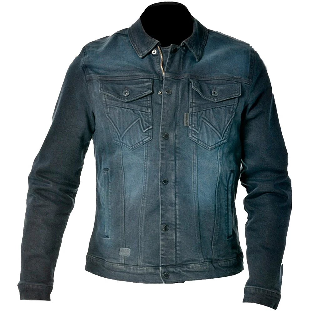 DARREN OVERLAP LIGHTWEIGHT JACKET - BLUE