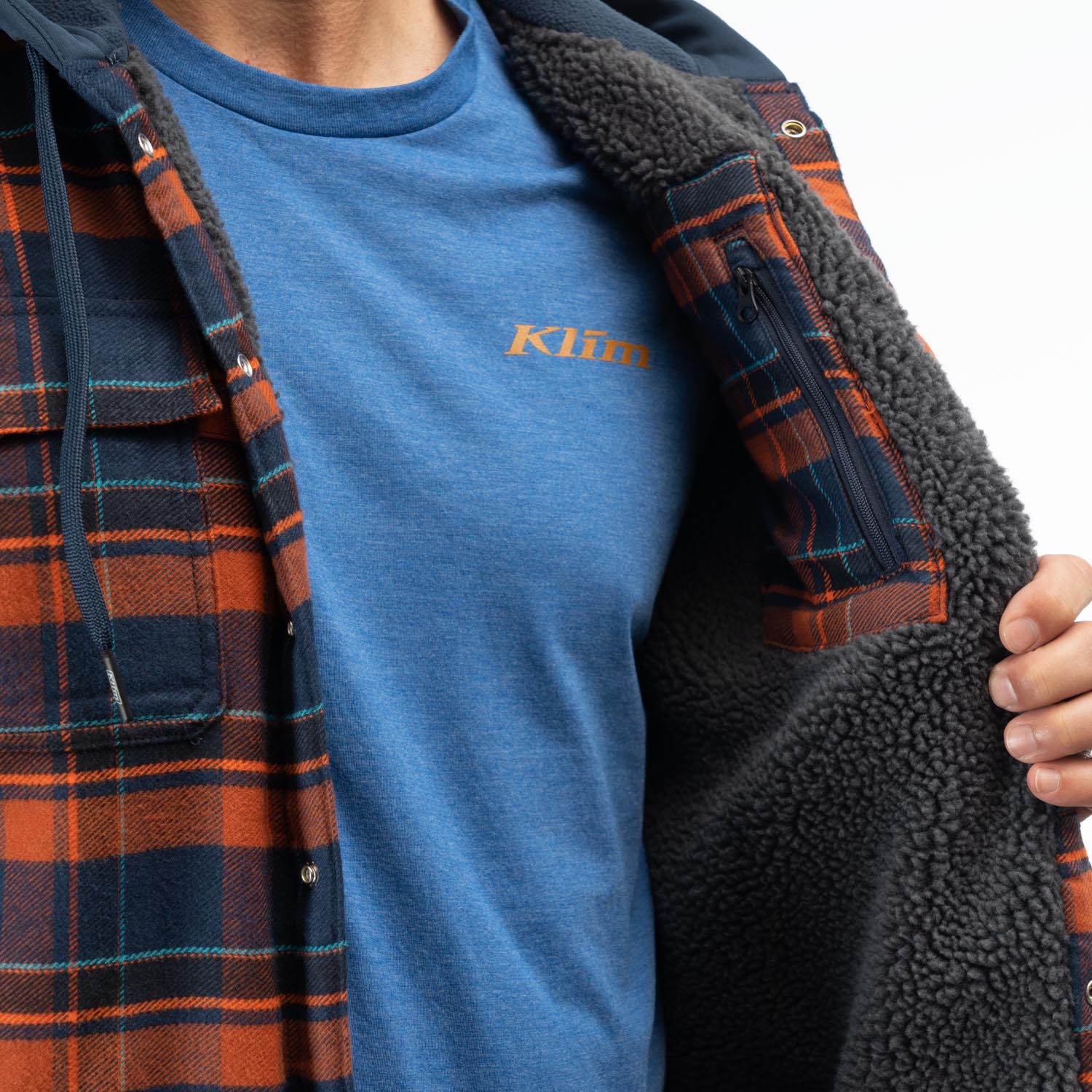 Targhee Fleece Lineed Flannel Hoodie