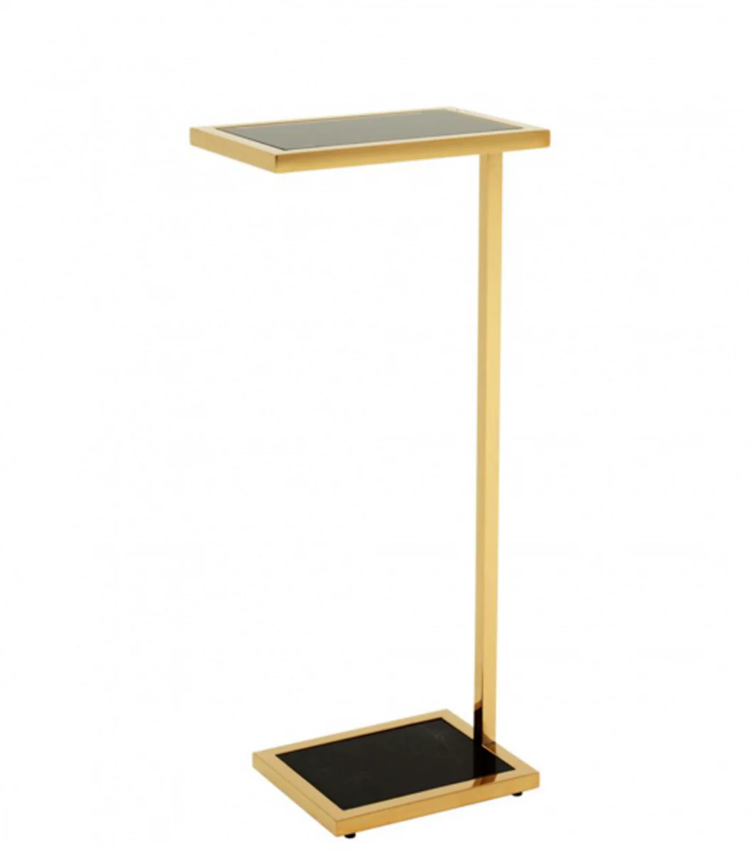 Luxury Art Deco designer side table gold 31 x 20 x H. 72 cm - Hotel Furniture