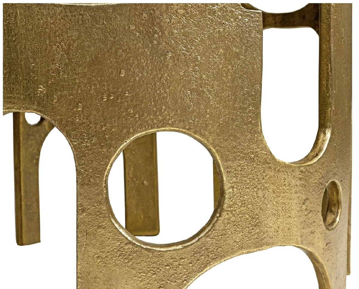 Designer side table bronze Ø 50 x H. 60 cm - Round aluminum table - Living room furniture - Luxury furniture - Designer furniture - Luxury furnishings - Designer furnishings