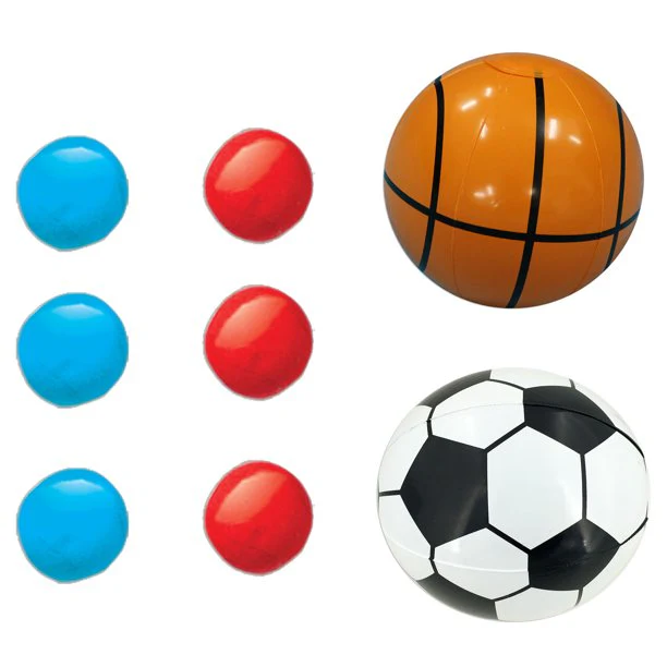 Banzai aufblasbare Arcade-Wasserpark-Rutsche mit SkeeBall-Wurf, Fußball und Basketball