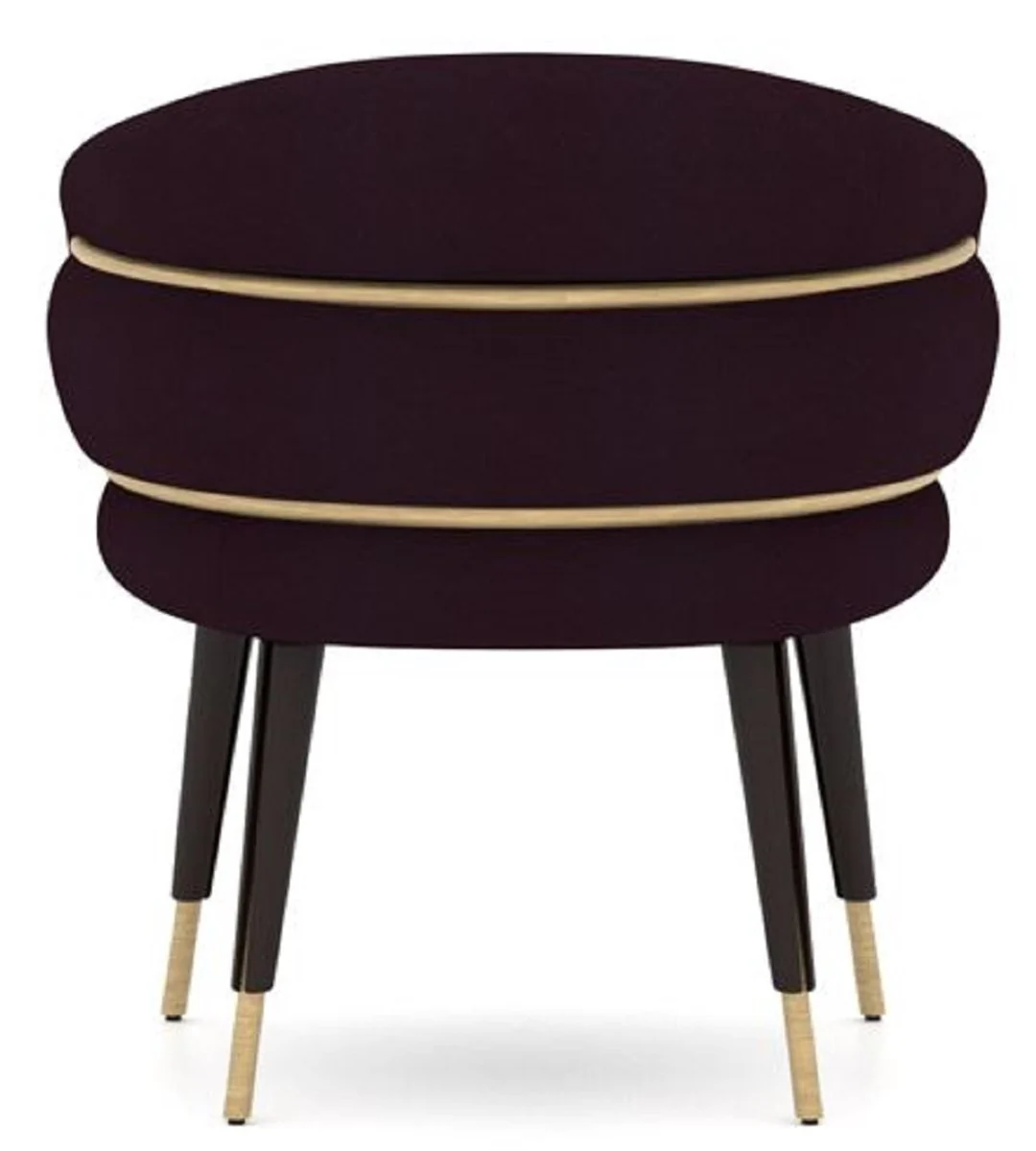 Luxury dining room chair set of 6 purple / black / beige - kitchen chairs with armrests - dining room furniture - restaurant furniture - hotel furniture - luxury furniture