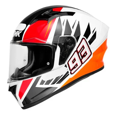 CASCO SMK STELLAR WINGs AZUL / NARANJA