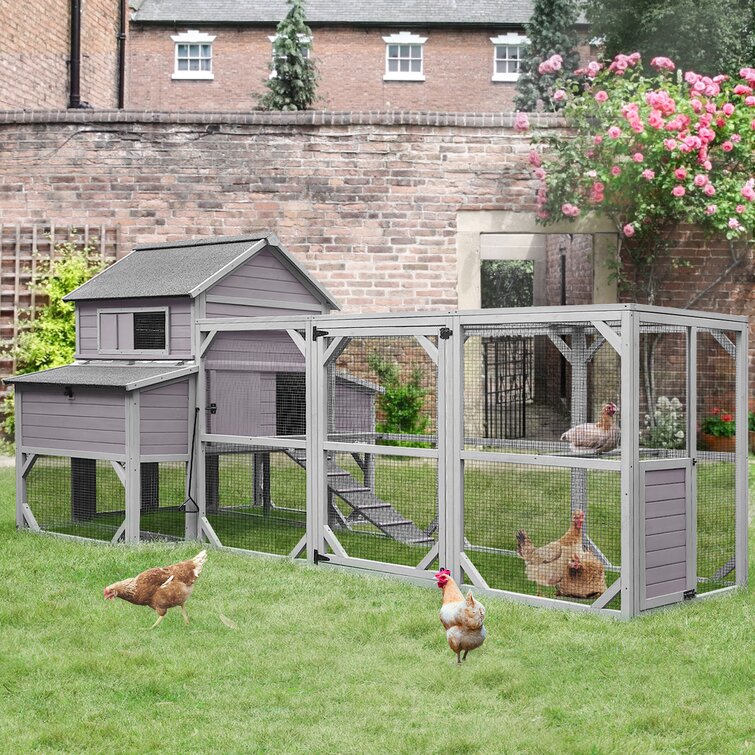 Anyi 59 Square Feet Chicken Coop mit Chicken Run