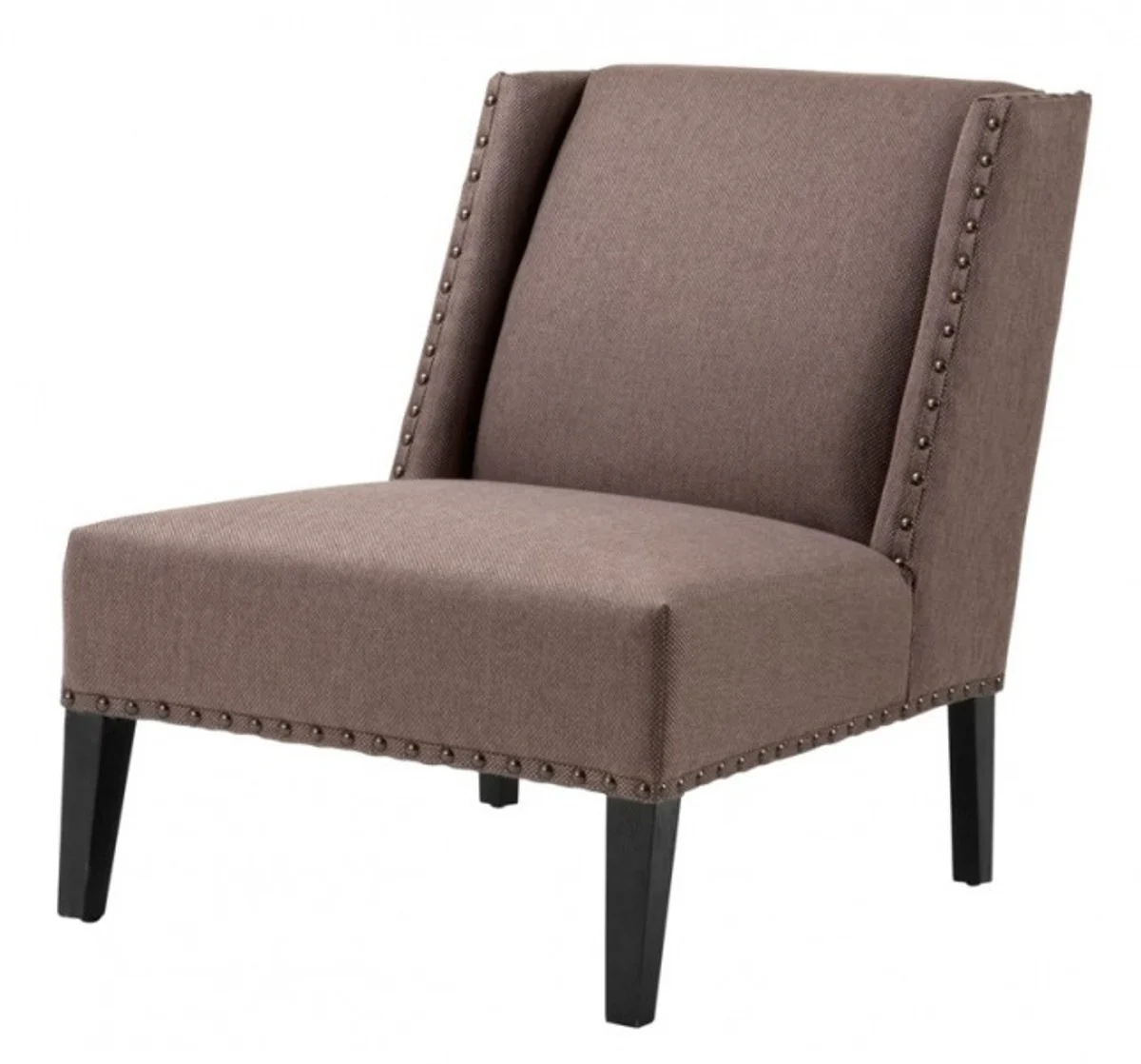 Luxus Art Deco Sessel Braun - Jugendstil Belle Epoche - Luxury Collection