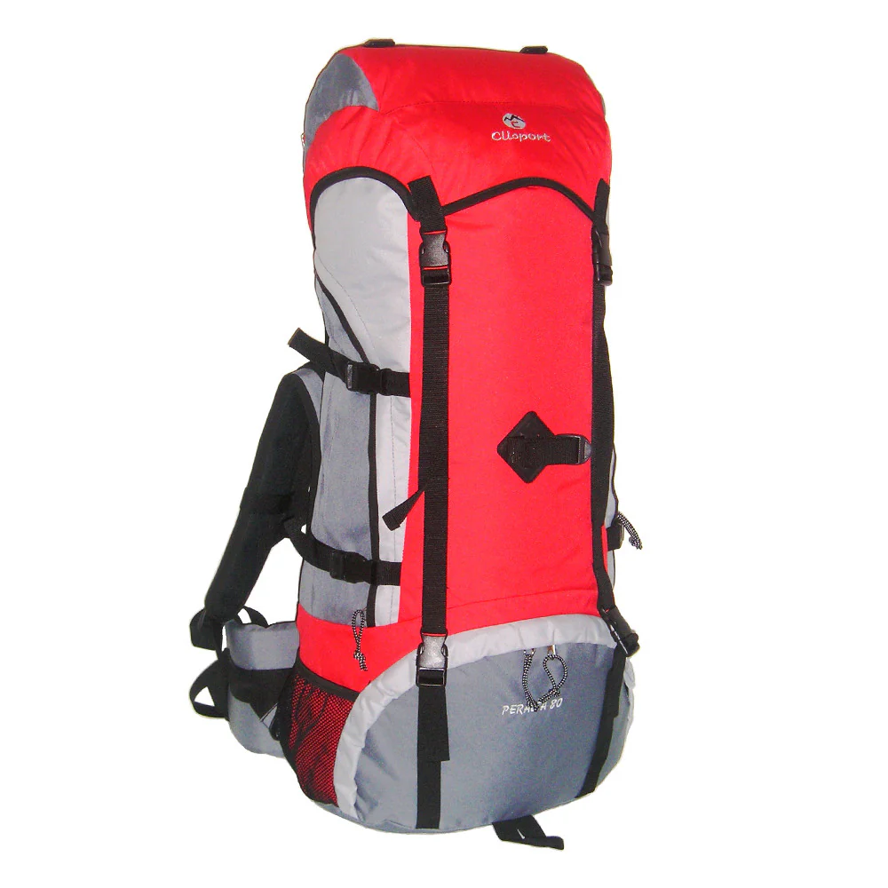Mochila de trekking Clisport PERALTA 80L - roja