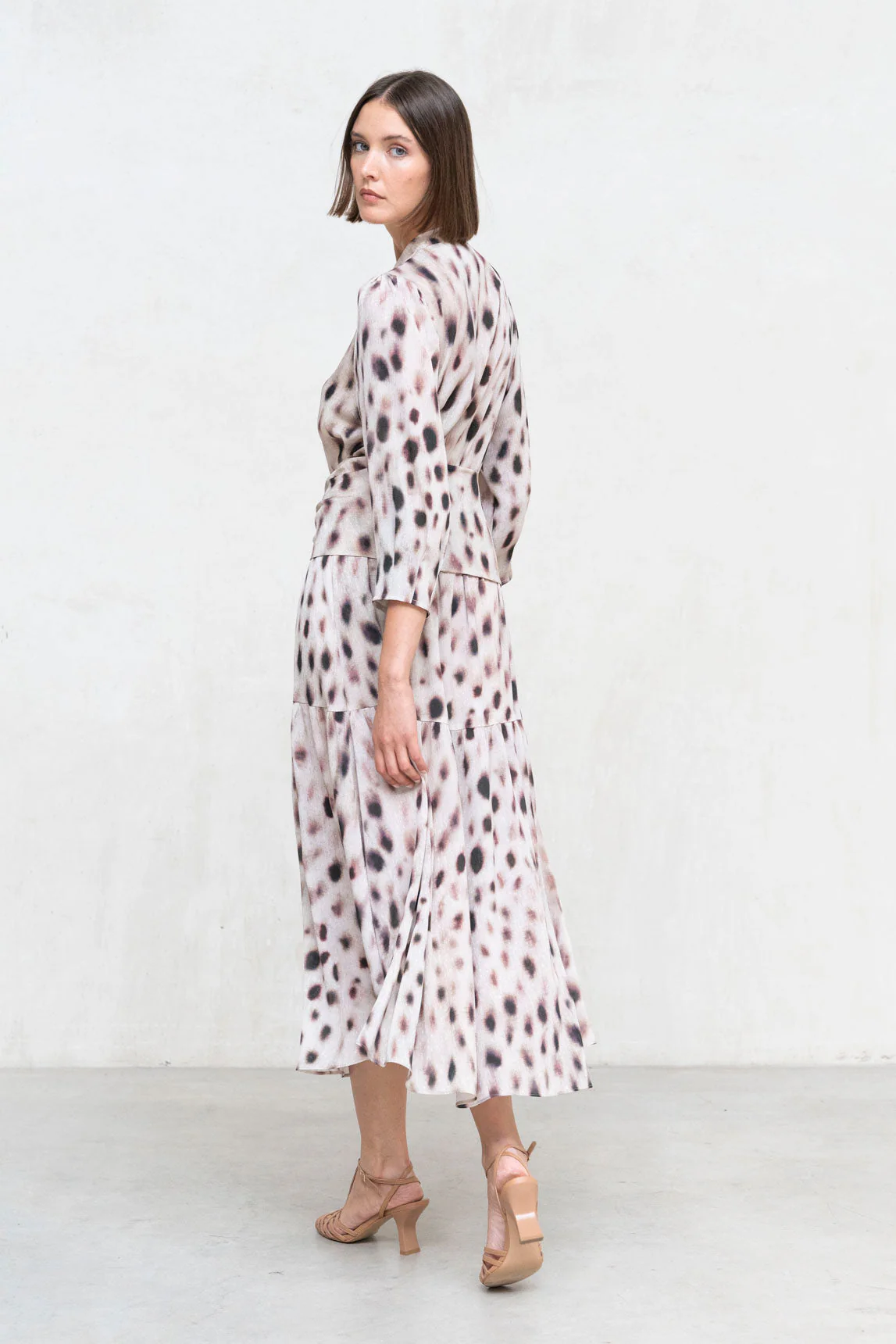 Bedrucktes Kleid „Savia“ aus Rivera-Spanien