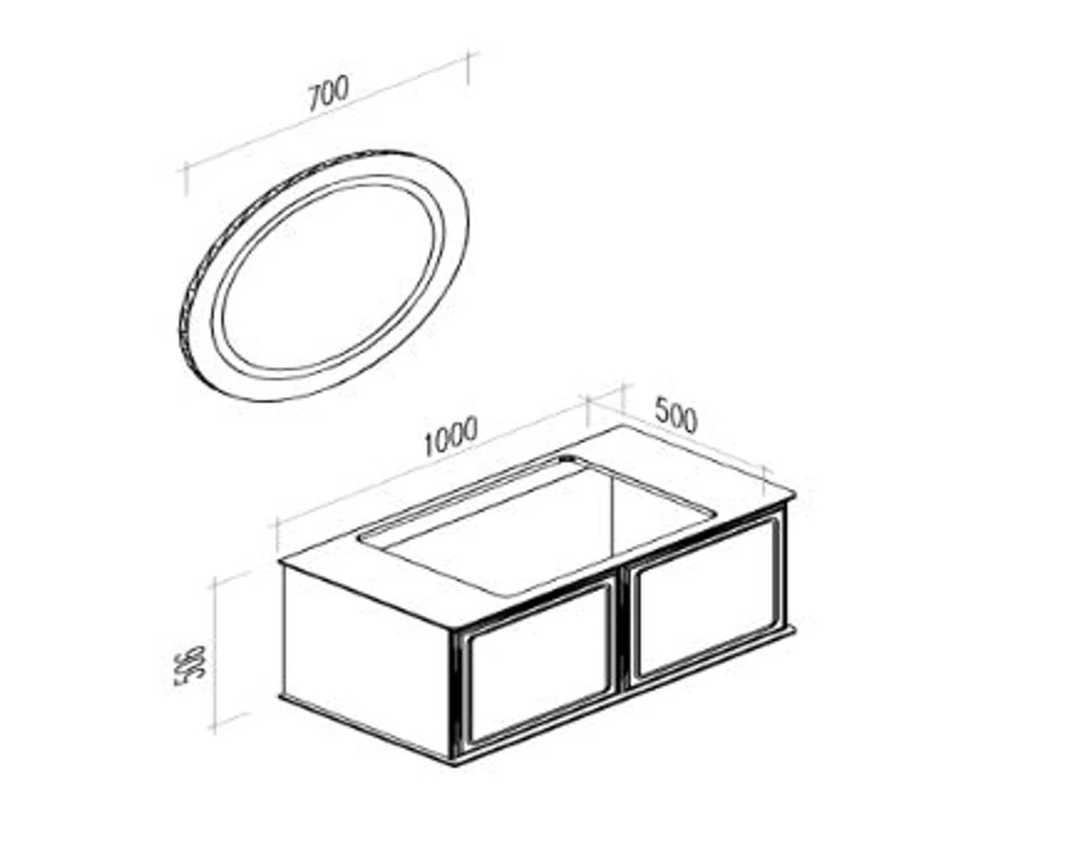 Luxury bathroom set green / gold with marble top - hotel bathroom interior