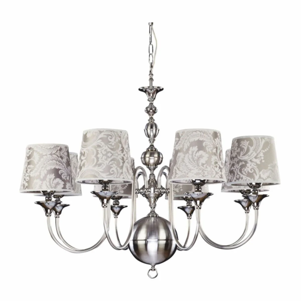 Luxury Art Nouveau chandelier silver Ø 98 x H. 85 cm