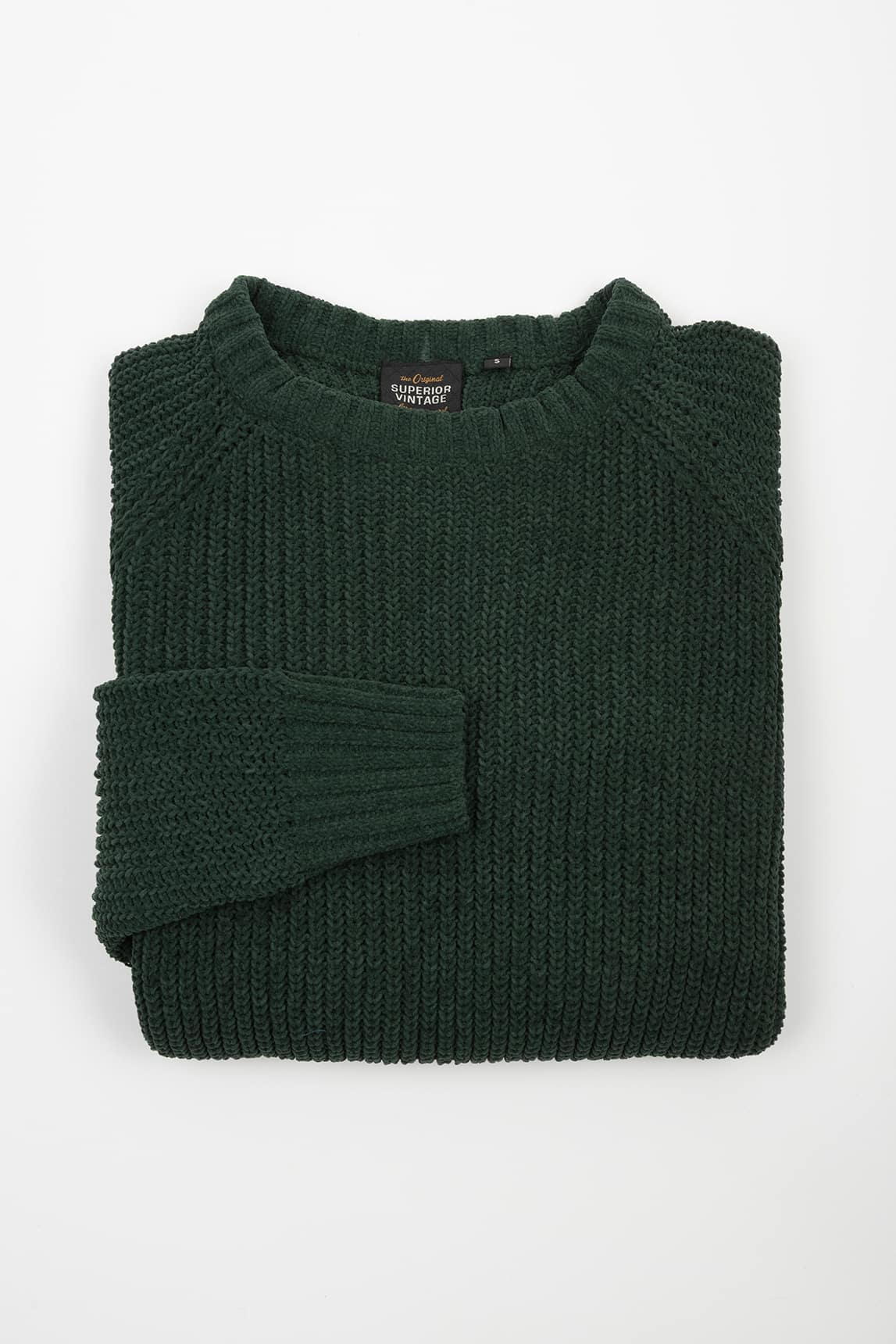 Rivera-Spain Grüner dicker Strickpullover