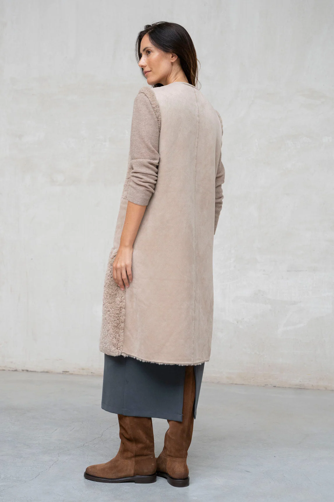 Rivera-Spanien Chaleco reversible Laina-Arena