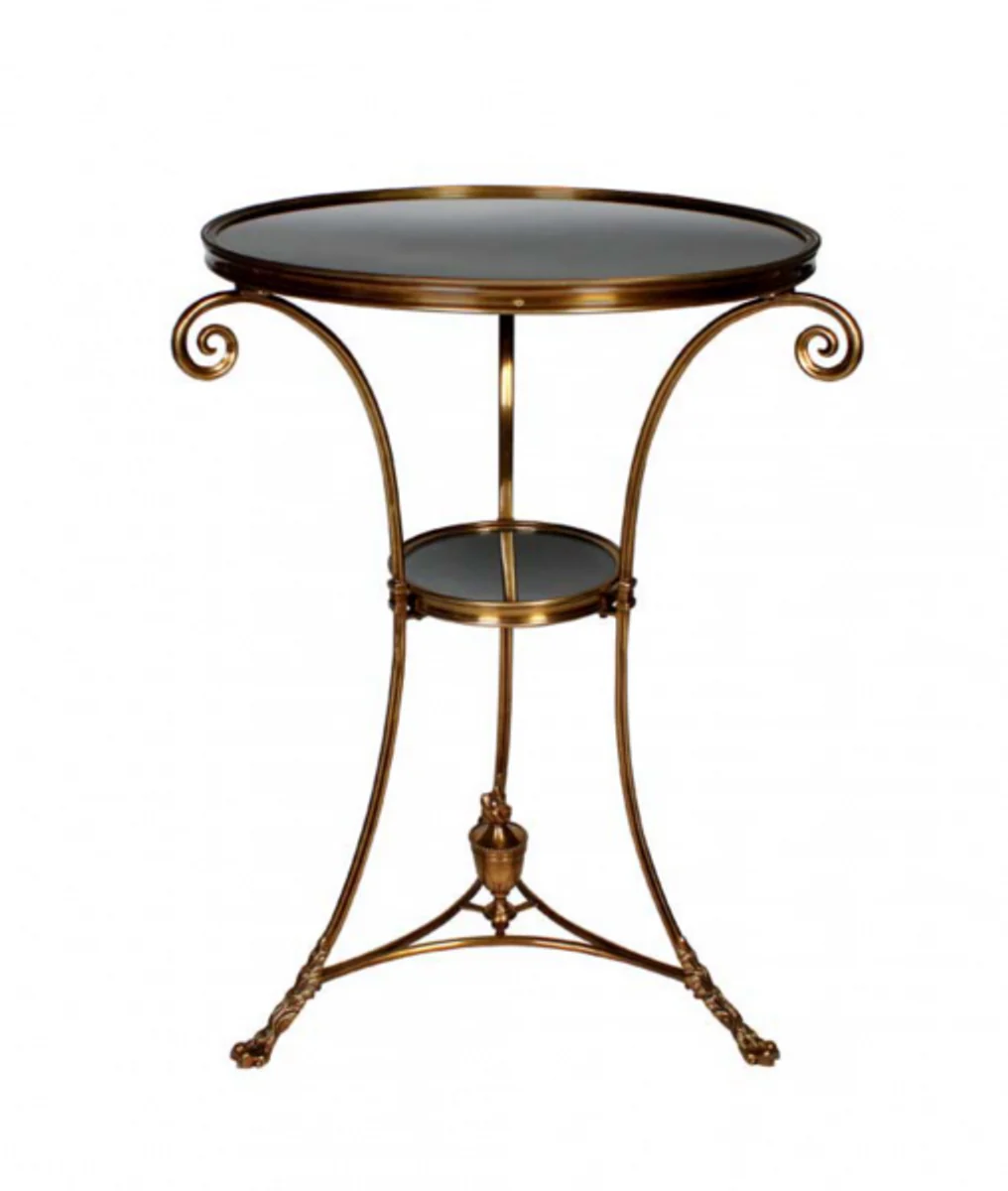 Luxury Art Deco Designer Side Table Antique Brass - Luxury Side Table